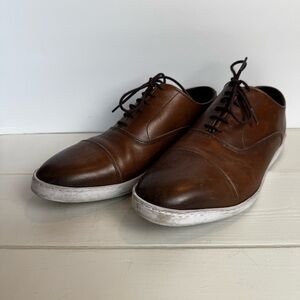 Allen Edmond Park Avenue Cap-Toe Oxford Dress Sneaker Leather Upper